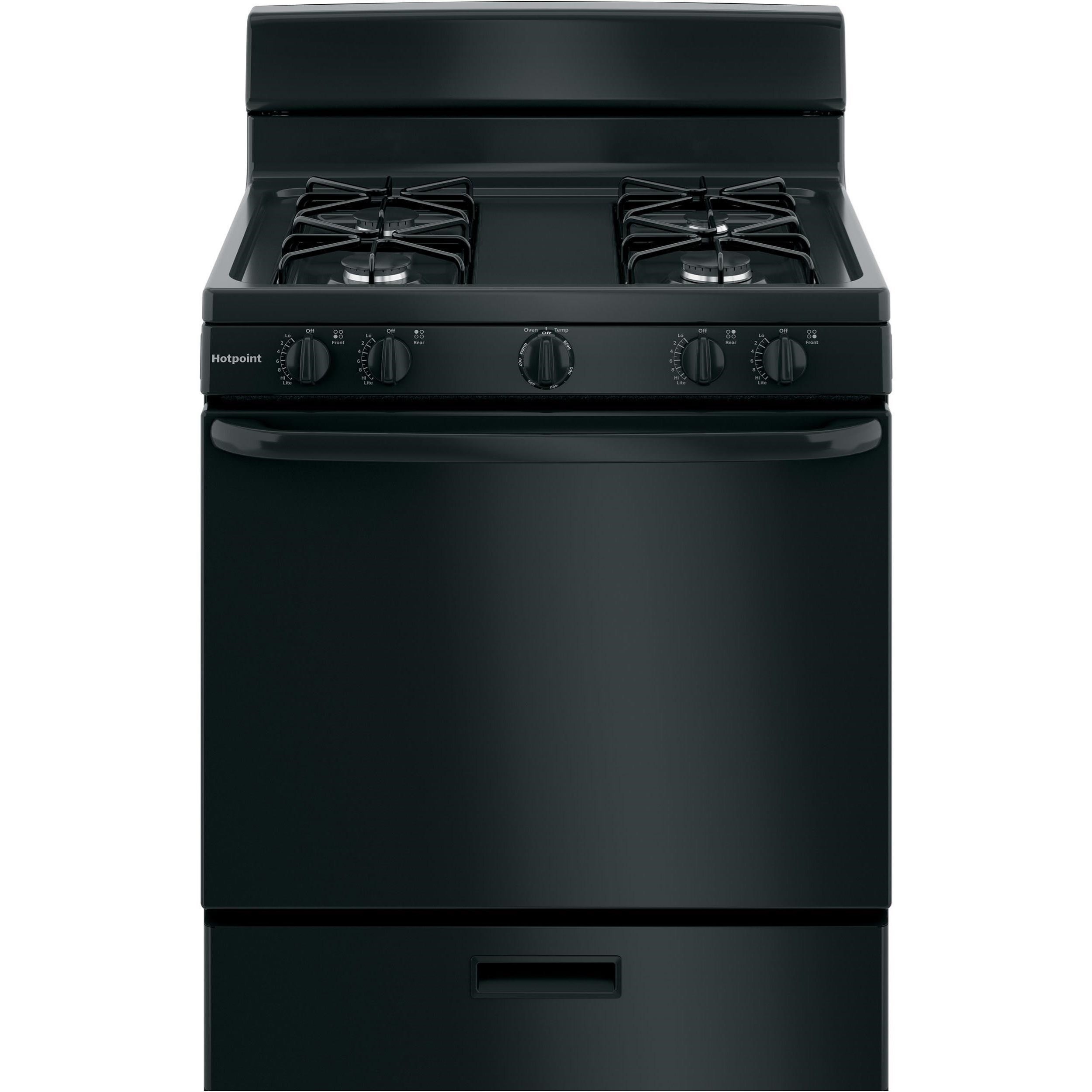 GE Appliances RGBS300DMBB Hotpoint® 30" FreeStanding Gas Range